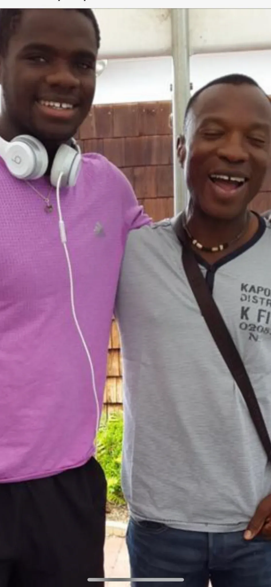 Joseph Koffi — Avec Frances Tiafoe, plus jeune