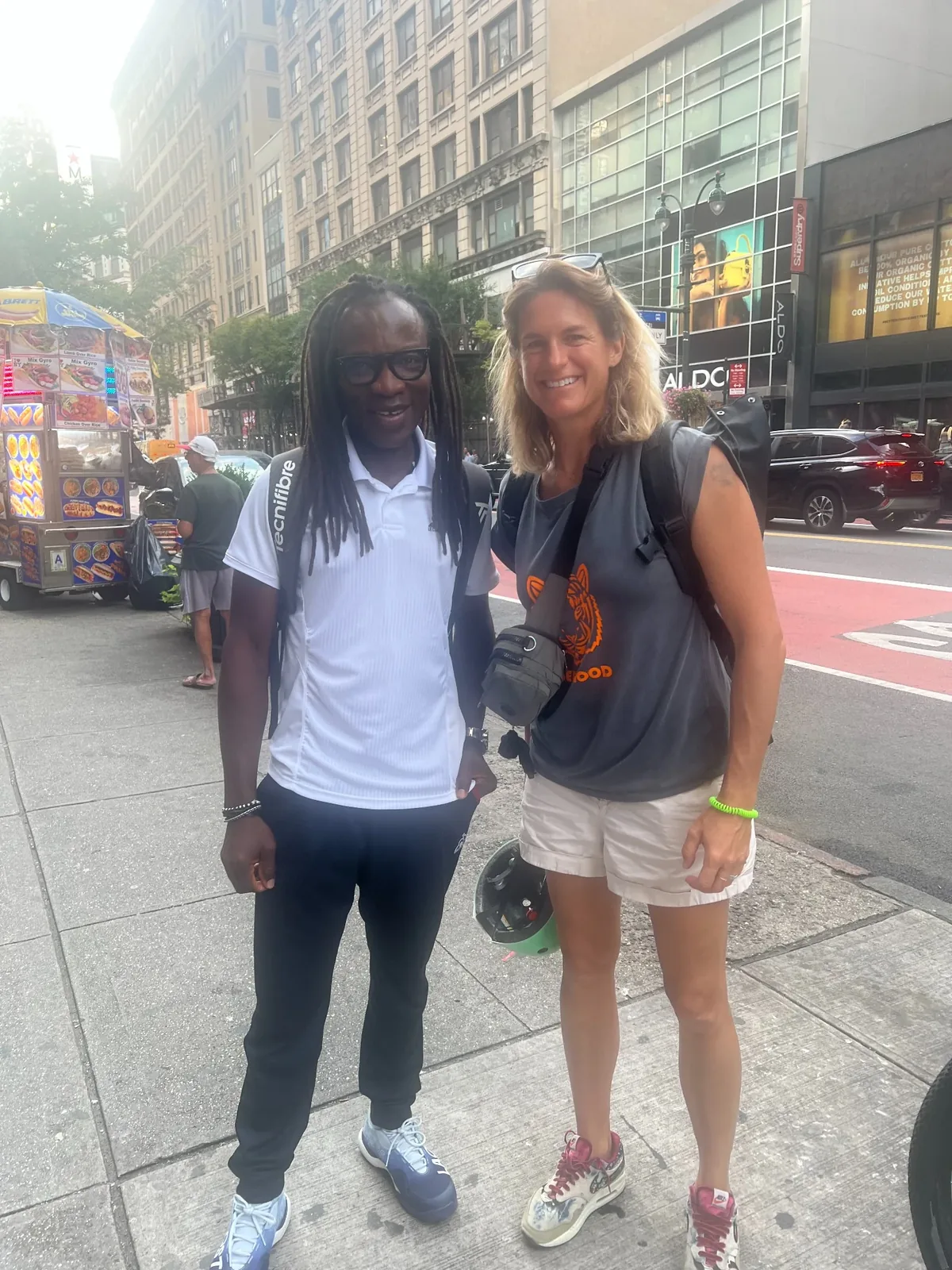 Joseph Koffi — Avec Amélie Mauresmo